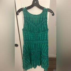 Adelyn Rae Green Dress Fit & Flare